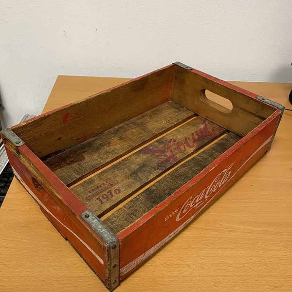 Caja CocaCola madera Vintage