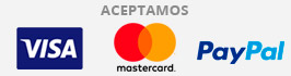 Bizum VISA MasterCard PayPal Aceptamos Pagos