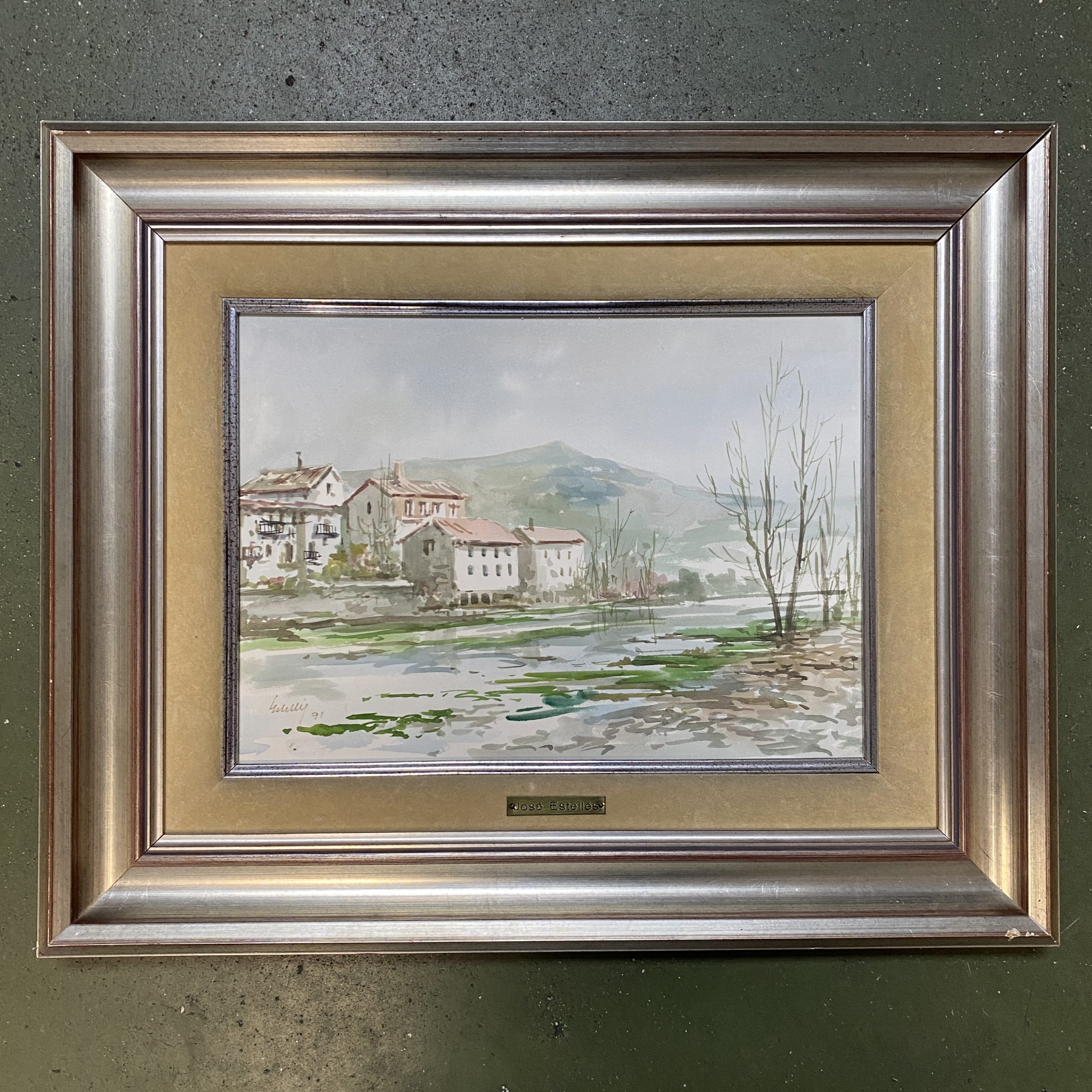 Pintura acuarela de Jose Estelles