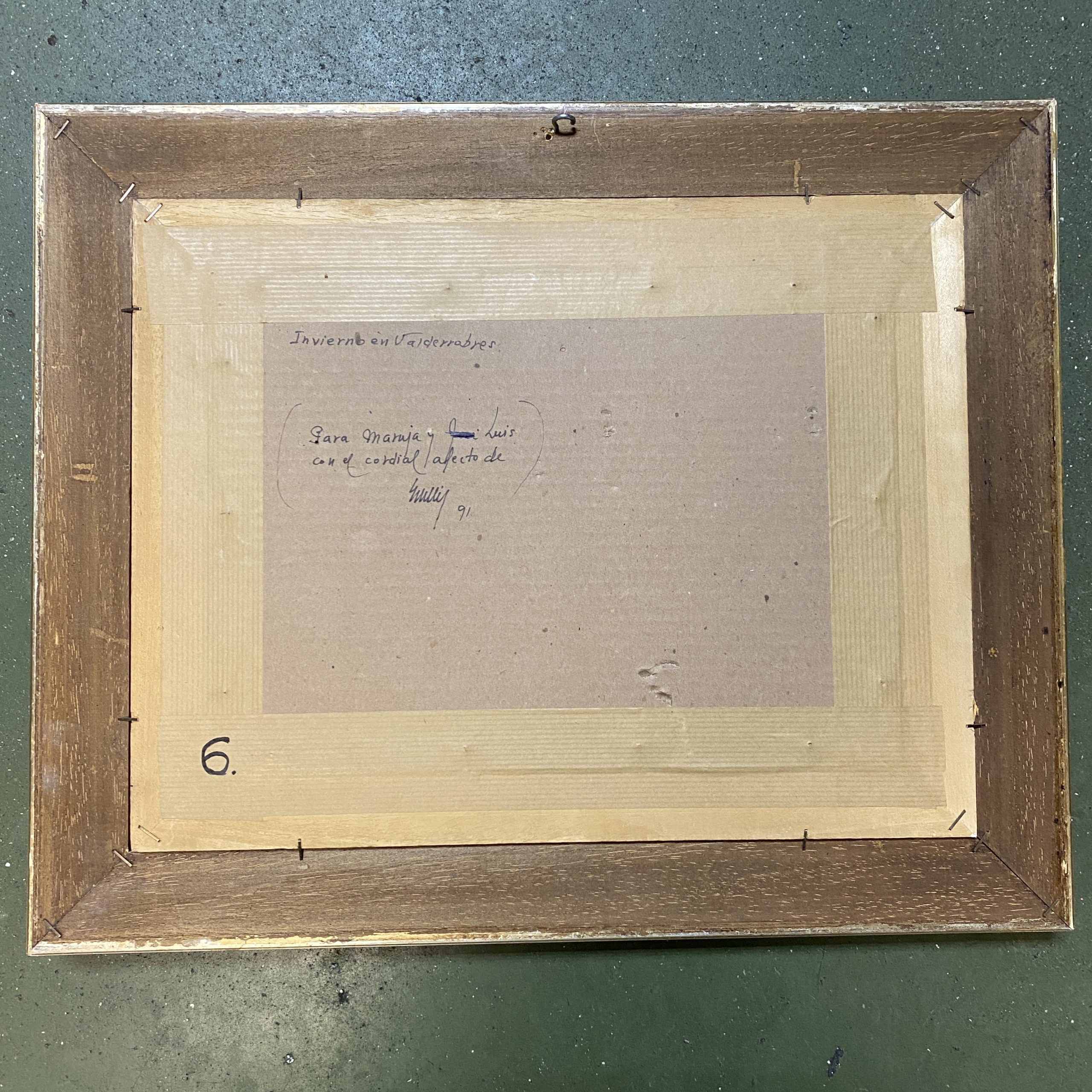 trasera pintura acuarela jose estelles